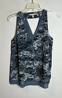 Banana Republic blue patterned tank top