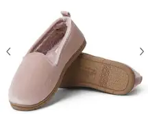 Slippers- Pink Shiny Velour Closed Back