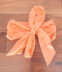 ASOS DESIGN Orange Bow Bandeau Bikini Top Swimsuit Beach Resort Size US 2