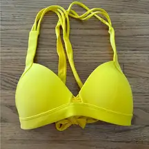 Luli Fama Yellow Bikini Top