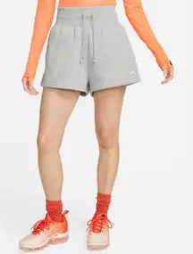 Nike "Sportswear Phoenix Fleece Shorts" W - Heather Grey XS