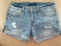 Light Wash Jean Shorts