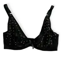 Frederick’s of Hollywood Womens Black Rozlyn Bra