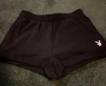 Black Playboy Shorts