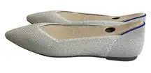 Rothy's the point II Diamond Twill Pointed Toe Flats Shoes Size 8.5 NWB NEW.