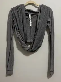 Lululemon Striped Iconic Wrap Top Size 4