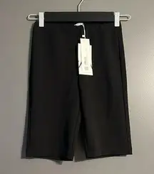 NWT XS Zara black bike shorts