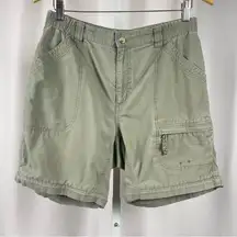 Columbia Vintage Women's Size 10 Cargo Safari Hiking Outdoor Shorts Gorpcore