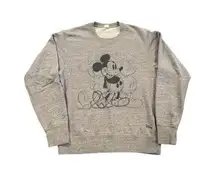 UNIQLO x Disney Andy Warhol Mickey Mouse Sweatshirt Gray Medium UT Crewneck