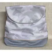 STELLA & DOT Blush Camo Camouflage “Crush It” Backpack Clean 2 Compartment