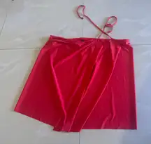 - La Blanca  by Rod Beattie red Beyond Pareo Wrap Cover-Up