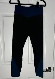 ATHLETA ELEVATION 7/8 TIGHT COLOR BLOCK YOGA WORKOUT CROSSFIT PANT SMALL