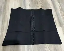 Black Corset Style Waist Trainer XL, NEW only opened for Pics, length 11.5