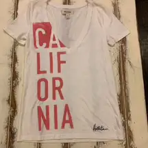 Hollister California V Neck T Shirt