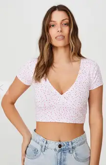 Pink Wrap Top
