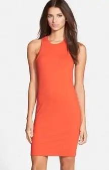 Leith Orange Racerback Bodycon Dress Size XS