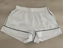 Victoria's Secret white PJ shorts 