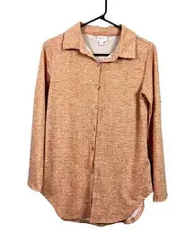 LuLaRoe Women's Valentine Long Sleeve Orange Top