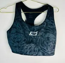 Nike Black and Gray Dry Fit Low Support Sports Bra Plus Size 1X