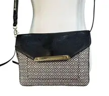Stella & Dot Convertible Clutch Crossbody Expandable Bag Purse Handbag