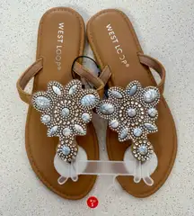 West Loop Jeweled Sandals