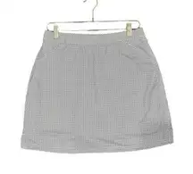 Peter Millar Golf Skort Floral Women's M Gray Stretch Activewear Pickleball