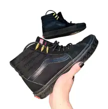 Vans Marvel x SK8-HI Sneakers Black Panther Shoes women’s 8 men’s 6.5