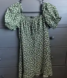 Green Floral Dress size S