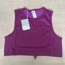 Gymshark NWT  Lightweight Seamless Crop Top Deep Magenta