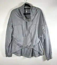 Fabletics Pullover Womens size XXL Cowl‎ Neck Long Sleeve Zipper Pocket Stretch