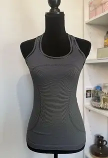 Lululemon Run: Swiftly Tech Racerback *Stripe top size 4