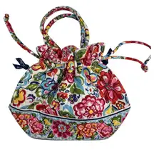 Vera Bradley Morgan Hope Garden Mini Drawstring Satchel Bag