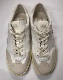 Veja V-12 Leather Sneakers | White/Beige | Men’s 9 / Women’s 11 |
