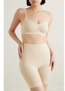 SKIMS Seamless Sculpt High-Waisted Above-The-Knee Shorts