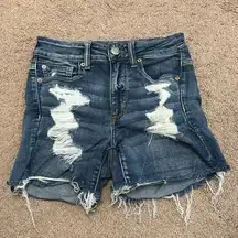 american eagle high rise shorts