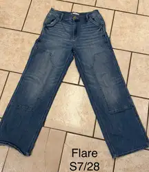 SO GOOD FOR LIFE Wide Leg Denim Jeans.  7/28 W
