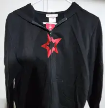 American Girl Black Sweater with Red Logo