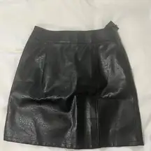 nwt princess polly leather mini skirt