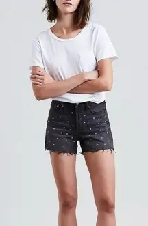 Levi's Premium Studded Wedgie Fit Shorts