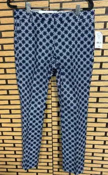 Joe Fresh Navy And White Slim Fit Dress‎ Pants Size 4