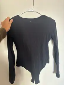 Long Sleeve Black Bodysuit 