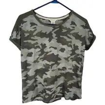 Lucky Brand  Camo print  size medium 2 tops. One short sleeve and one tank top.