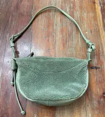 Free People Green Sherpa Shoulder Bag Bag Women’s Winter