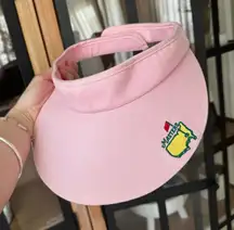 Masters Visor adjustable embroidered logo Augusta retro hat golf performance