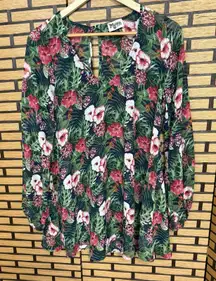 Show Me Your MuMu Floral‎ Blouse Size Medium