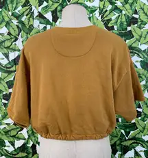 AEO Crop Drawstring Tee 666