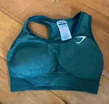 Army green sports bra-pads included