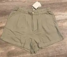 NWT Sage Green thread & supply shorts