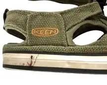 Keen Green Coronado Vulcanized Canvas Fisherman Sandal Hiking Shoes Size 6.5