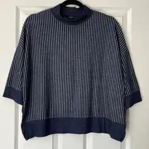 Zara Trafaluc Striped Textured Knit Top - Size S